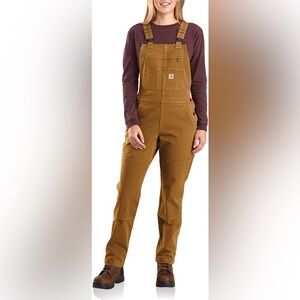 Carhartt Overalls in Carhartt Brown